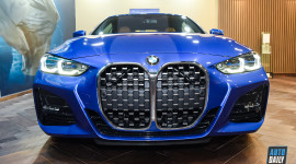 Diện kiến BMW 430i Convertible 2021 lưới tản nhiệt kiểu mới tại đại lý