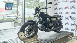 Chi tiết môtô cổ điển Moto Guzzi V9 Bobber giá từ 415 triệu đồng