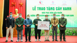 Toyota Việt Nam trao tặng hàng nghìn cây xanh khôi phục rừng đầu nguồn