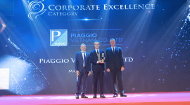 Piaggio Việt Nam nhận hai giải thưởng châu Á 2021