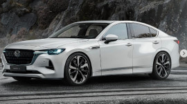 Ảnh phác họa thiết kế Mazda6 2023 lấy cảm hứng từ mẫu CX-60