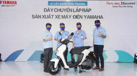 Xe máy điện Yamaha NEO’s được lắp ráp tại Việt Nam, xuất sang châu Âu