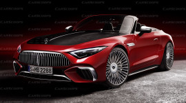 Xem trước bản dựng thiết kế mẫu roadster đầu bảng Mercedes-Maybach SL