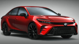 Ảnh phác họa thiết kế Toyota Camry 2025 thế hệ mới lấy cảm hứng từ Crown
