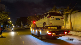 Suzuki Hybrid Ertiga lộ diện trên đường vận chuyển tại Việt Nam