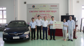 Honda Việt Nam tặng xe và các thiết bị kỹ thuật cho các trường Cao đẳng, Đại học