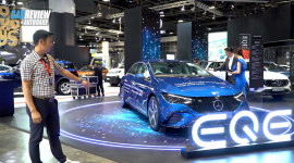 Trải nghiệm nhanh xe điện Mercedes EQE - Đẹp hơn cả đàn anh EQS?