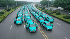 Khai trương hãng taxi thuần điện đầu tiên tại Việt Nam
