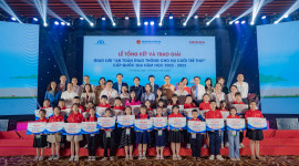 Lễ trao giải Hội giao lưu ‘ATGT cho nụ cười trẻ thơ’ năm học 2022-2023