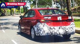 Bắt gặp Honda City facelift 2023 chạy thử tại Malaysia