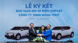 Lado Taxi mua th&ecirc;m 300 xe VinFast VF 5 Plus để mở rộng dịch vụ taxi điện