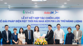 VinES và SolarBK hợp tác thúc đẩy sử dụng giải pháp điện mặt trời mái nhà kèm pin lưu trữ năng lượng tại Việt Nam