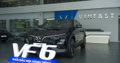 Cận cảnh SUV điện VinFast VF 6 tại đại l&yacute;, gi&aacute; từ 675 triệu đồng
