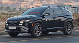 Hyundai Tucson Facelift phi&ecirc;n bản Mỹ lộ diện kh&ocirc;ng che chắn