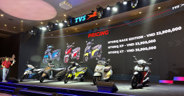 TVS - Xe m&aacute;y Ấn Độ v&agrave;o thị trường Việt Nam với 5 mẫu xe từ 110 đến 125cc