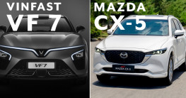 Chọn VinFast VF 7 hay Mazda CX-5 bản cao nhất?