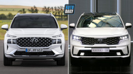 Kia Sorento vs Hyundai Santa Fe - Chọn máy Xăng hay Dầu?