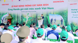 Honda Việt Nam tổ chức “Cùng Honda giữ mãi màu xanh Việt Nam”