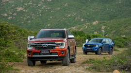 Phân khúc SUV 7 chỗ: Hyundai Santa Fe và Ford Everest so kè