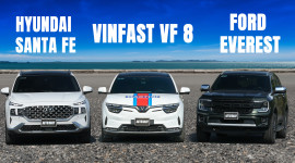 VinFast VF 8 vs Ford Everest vs Hyundai Santa Fe - Cuộc chiến SUV tầm giá 1,3 đến 1,5 tỷ