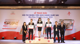 Honda Việt Nam công bố kết quả Hội thi Nhân viên bán hàng xuất sắc năm 2023