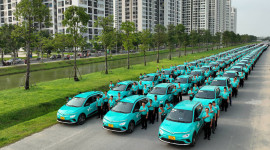 Các hãng taxi dự kiến xe điện sẽ giúp tiết kiệm hàng tỷ đồng