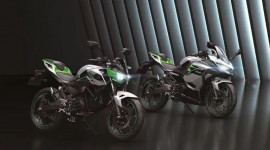 Kawasaki ra mắt bộ đ&ocirc;i m&ocirc; t&ocirc; điện Ninja E-1 v&agrave; Z E-1 2024