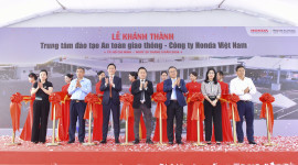 Honda Việt Nam kh&aacute;nh th&agrave;nh Trung t&acirc;m đ&agrave;o tạo ATGT thứ hai tại TP.HCM