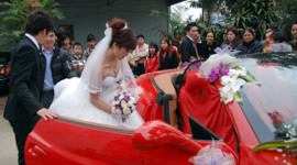Mỏi mắt đếm xe sang trong một đám cưới ở Hà Tĩnh