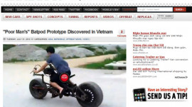 'Siêu môtô Batman' tại Việt Nam làm người nước ngoài sửng sốt