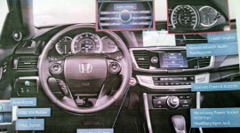 Lộ ảnh nội thất đầu tiên Honda Accord 2013