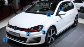“Đo” những nét mới trong thiết kế của Volkswagen Golf Mk7