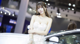 Gái xinh "nuột nà" tại Seoul Motor Show 2013