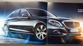 Lộ s&aacute;ch quảng c&aacute;o v&agrave; chi tiết kỹ thuật Mercedes S-Class 2014