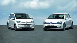 Bộ đ&ocirc;i Volkswagen e-Golf v&agrave; e-up! chuẩn bị đến Frankfurt